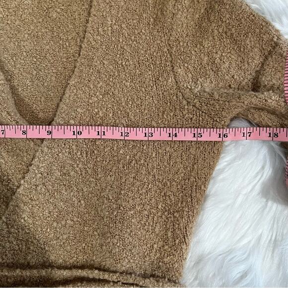 NEW Moda Intl Wool Chenille Wrap Tie Fitted Acrylic Plunge Neck Sweater S NWOT - Picture 16 of 16